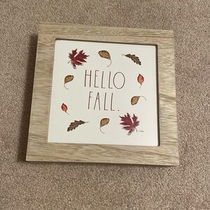 Rae Dunn decor sign.